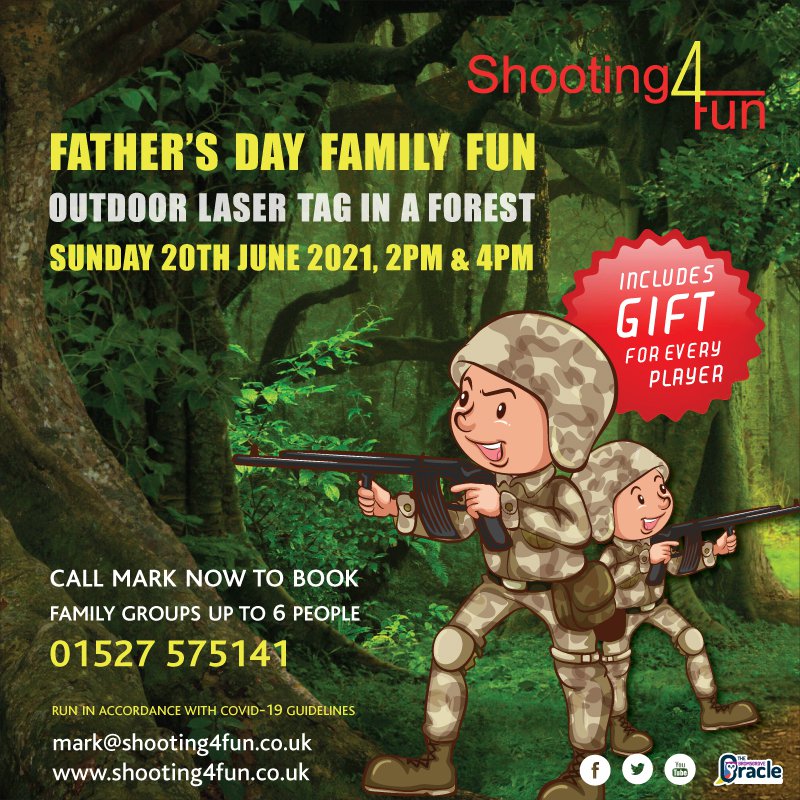 Father’s Day Family Outdoor Laser Tag Experience